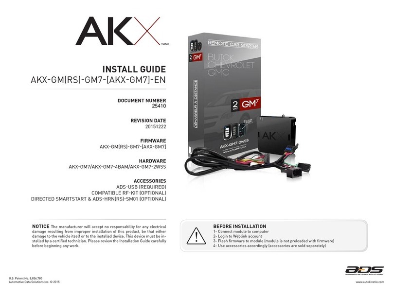 ADS AKX-GM7 User manual
