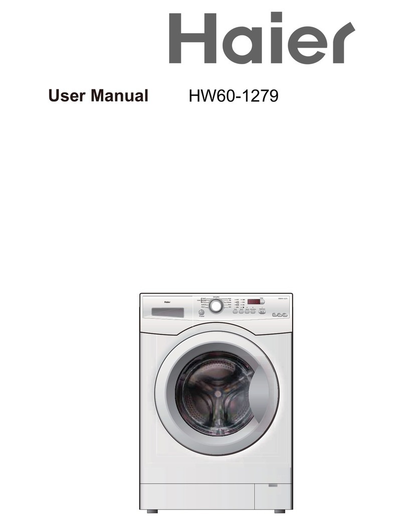 Haier HW60-1279 User manual Haier HW60-1279 User manual