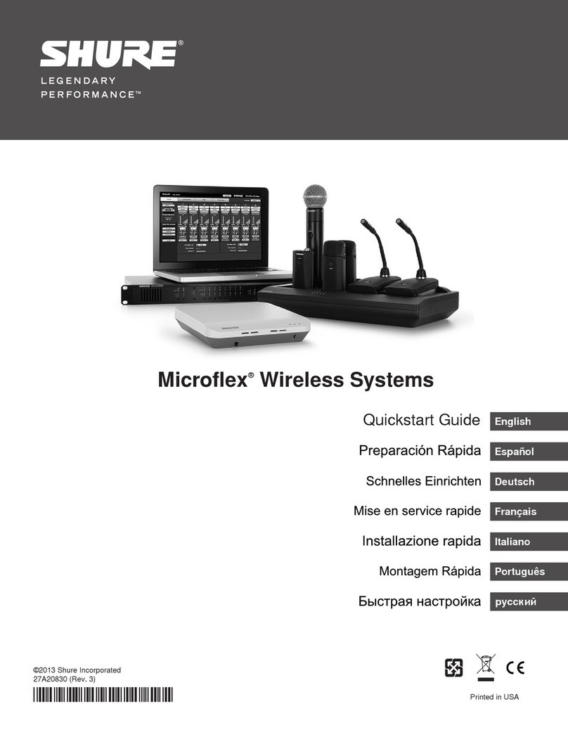 Shure Microflex User manual Shure Microflex User manual