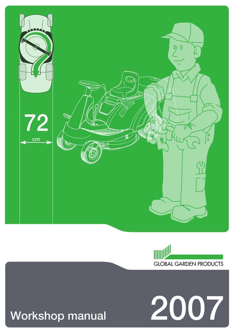 Global garden products Rider72 hydro Workshop manual
