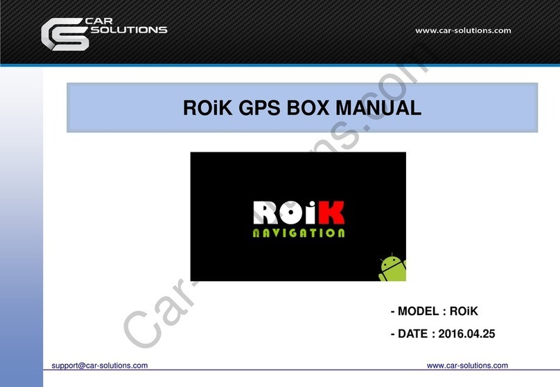 Car Solutions ROiK manual