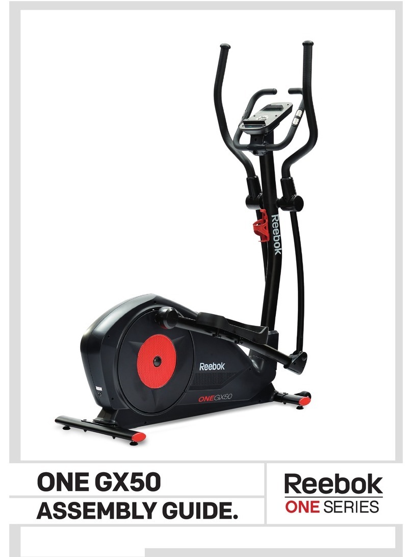 Reebok One GX50 User manual