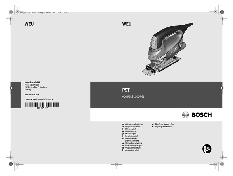 Bosch PST 1000 PEL Original instructions
