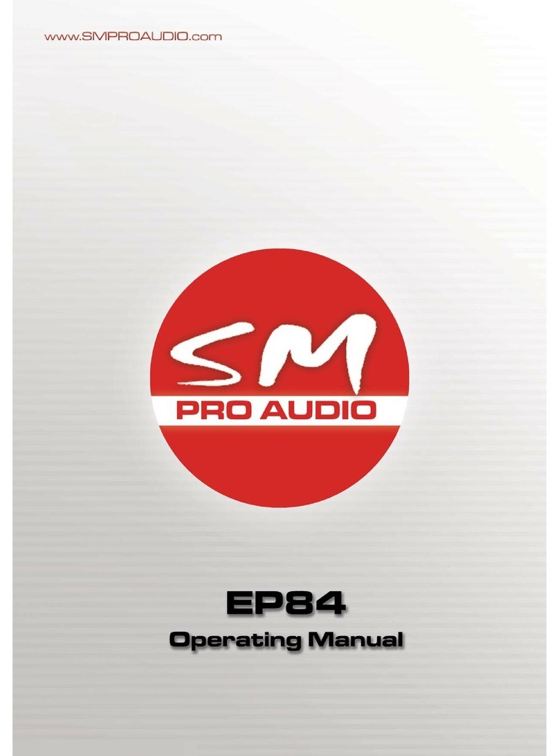 ProAudio EP84 operating manual