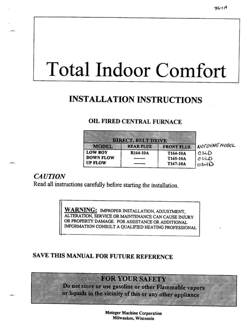 METZGER R164-10A installation instructions