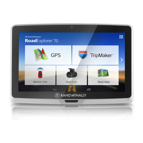 Rand McNally RoadExplorer 70 User manual Rand McNally RoadExplorer 70 User manual