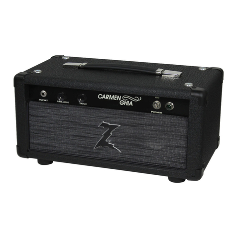 DR. Z Amplification Carmen Ghia ZA-07 manual