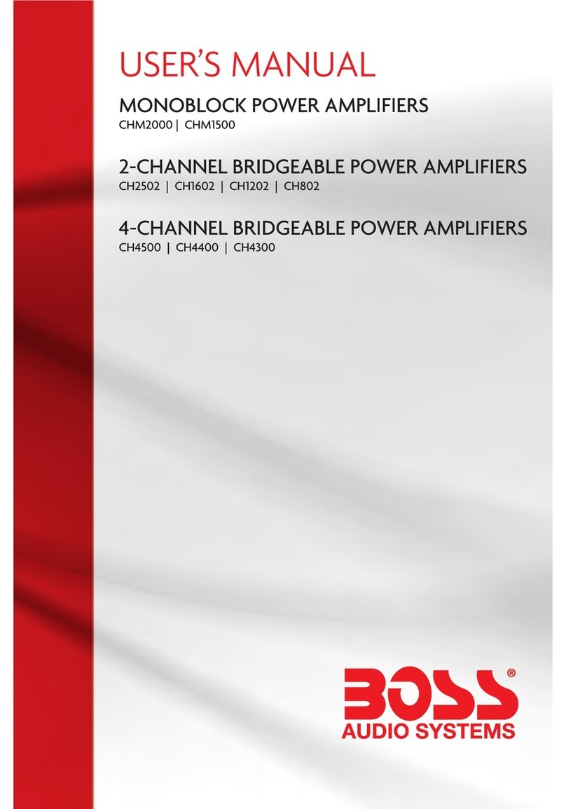Boss Audio Systems CHM2000 User manual
