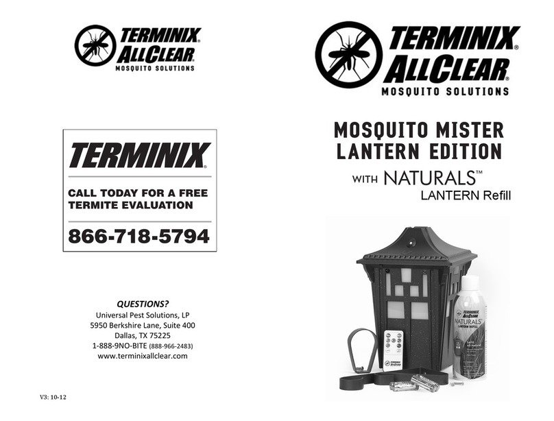 Terminix Mosquito Mister Lantern Edition User manual
