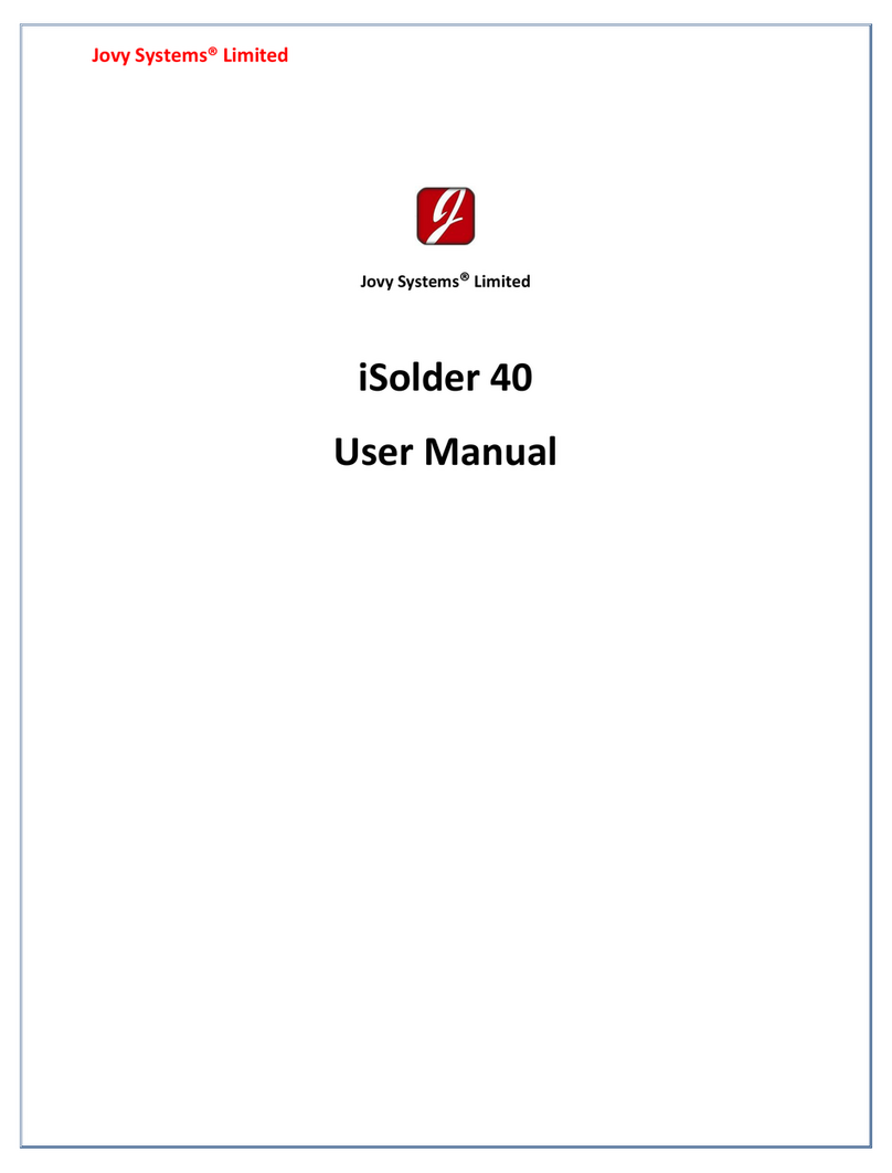 JOVY Systems iSolder 40 user manual