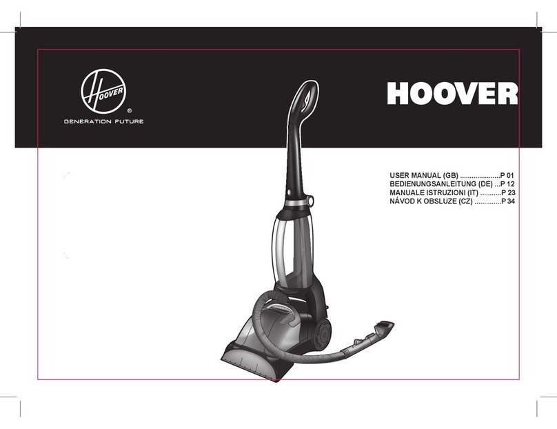 Hoover CLEANJET EVO Series user manual