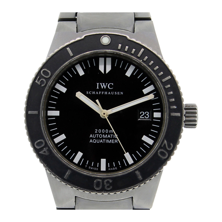iwc GST AQUATIMER 3536 operating instructions