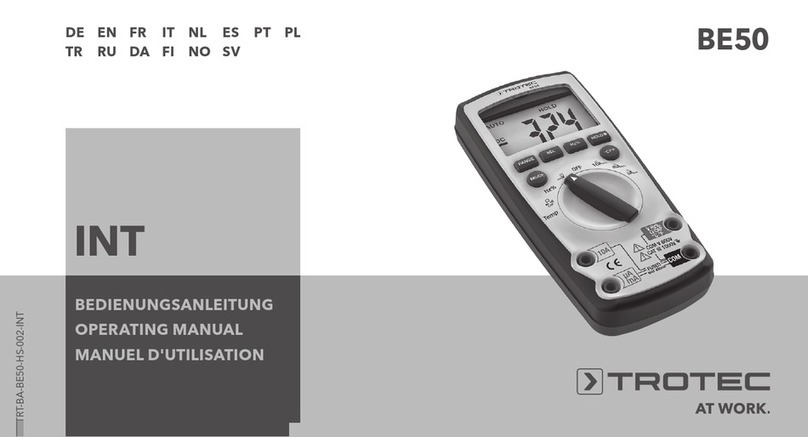 Trotec BE50 operating manual