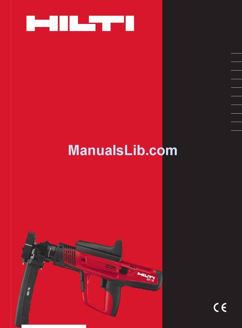 Hilti DX 76 User manual