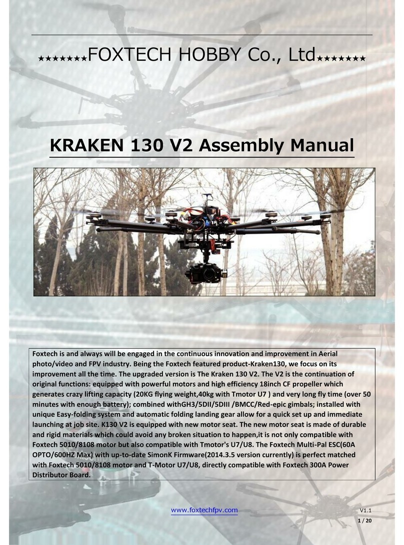 Foxtech KRAKEN 130 V2 User manual