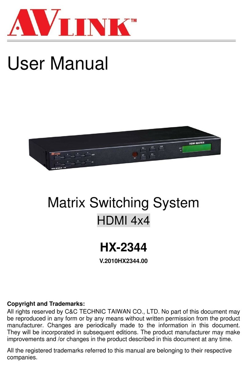 AVLink HX-2344 User manual