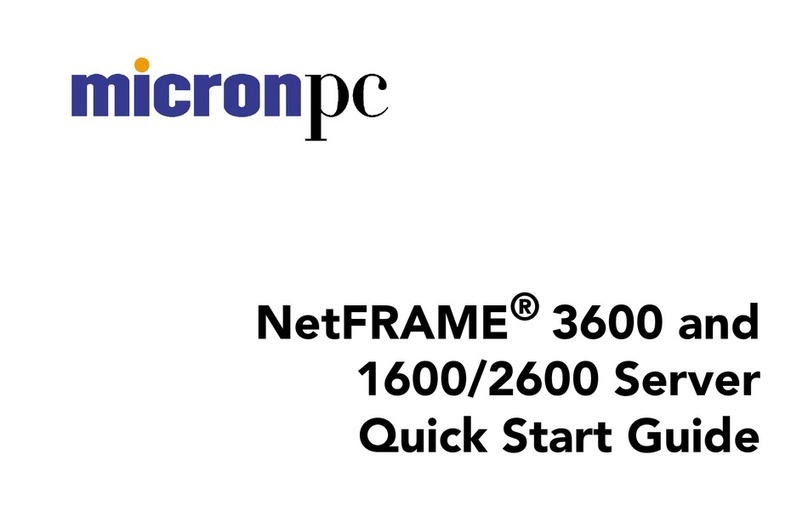 micropc NetFRAME 3600 quick start guide micropc NetFRAME 3600 quick start guide