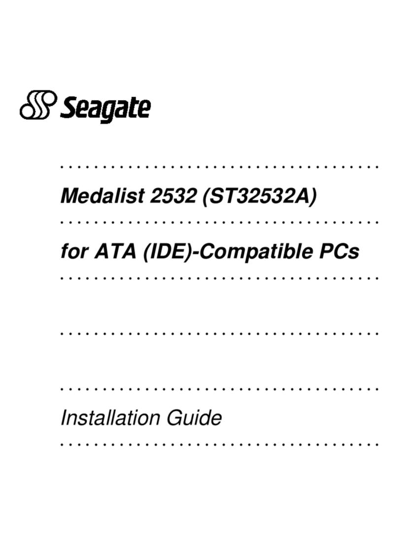 Seagate Medalist 2532 User manual