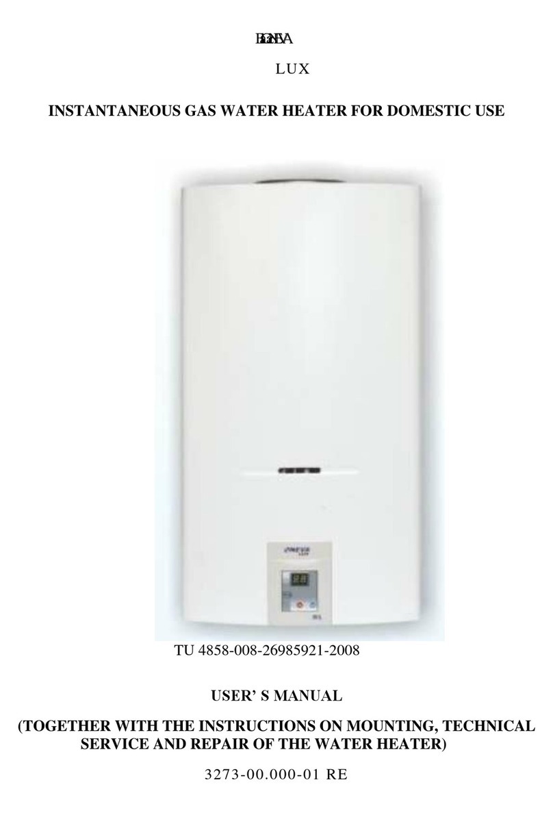 BaltGaz LUX user manual