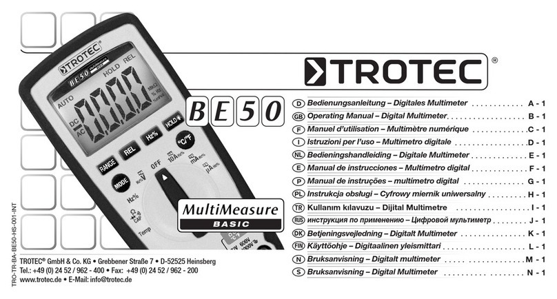Trotec BE50 operating manual