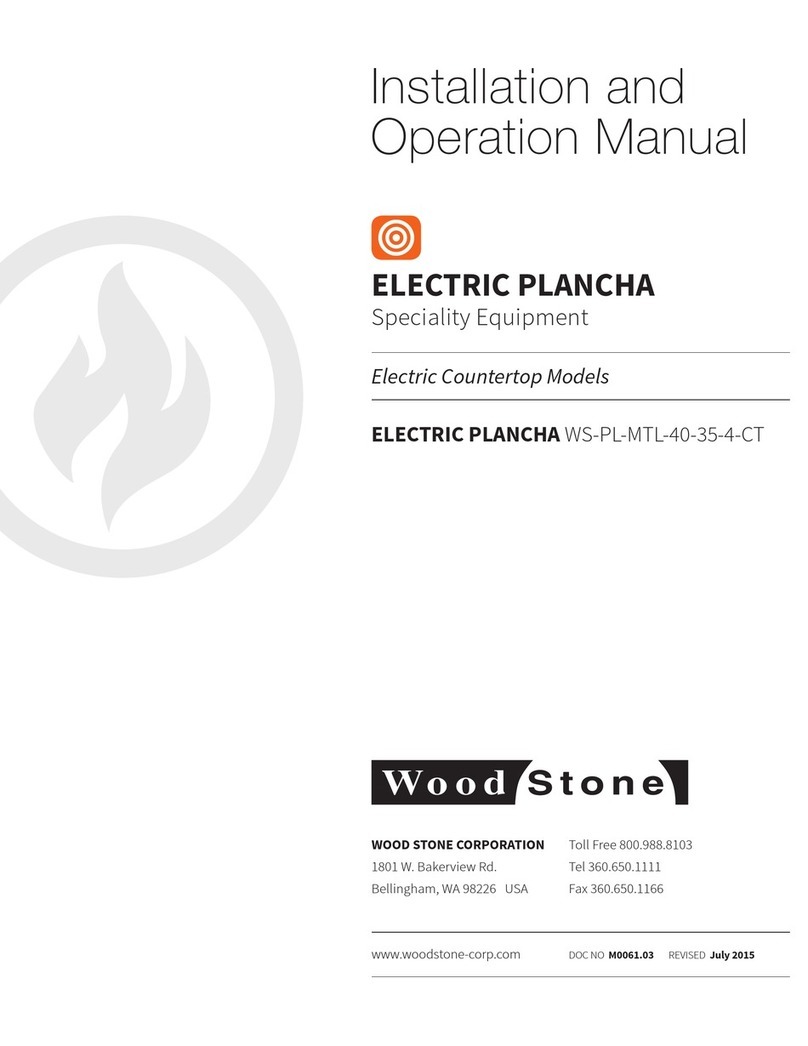 Wood Stone WS-PL-MTL-40-35-4-CT Installation and operation manual