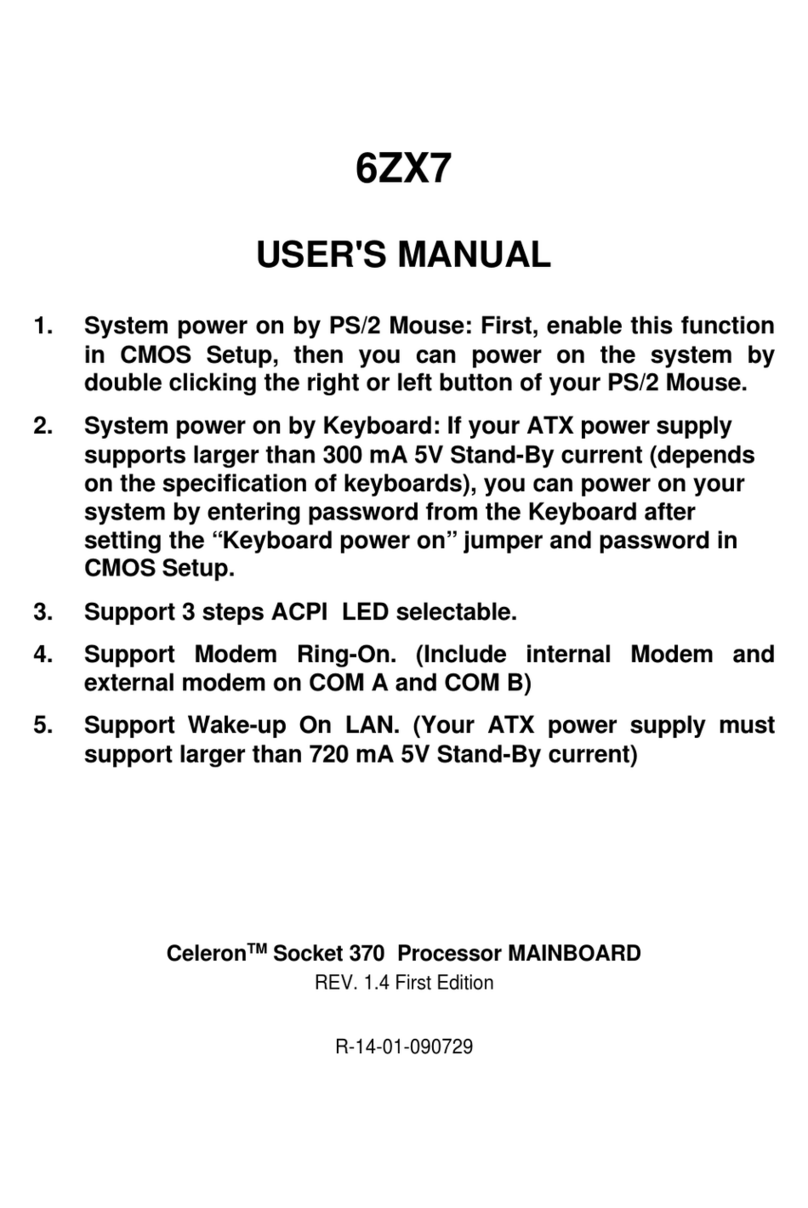 Gigabyte GA-6ZX7 User manual