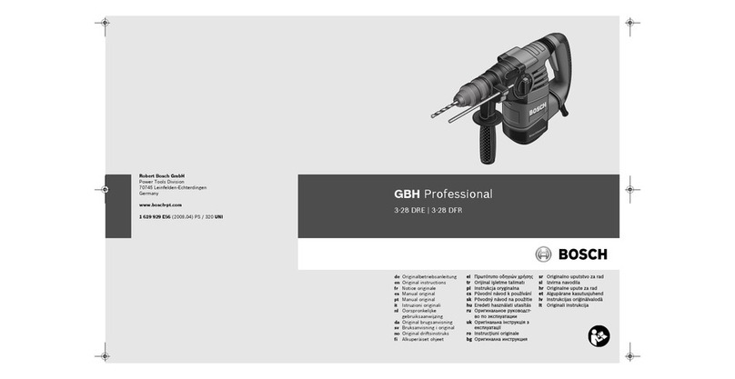 Bosch GBH 3-28 DRE Original instructions