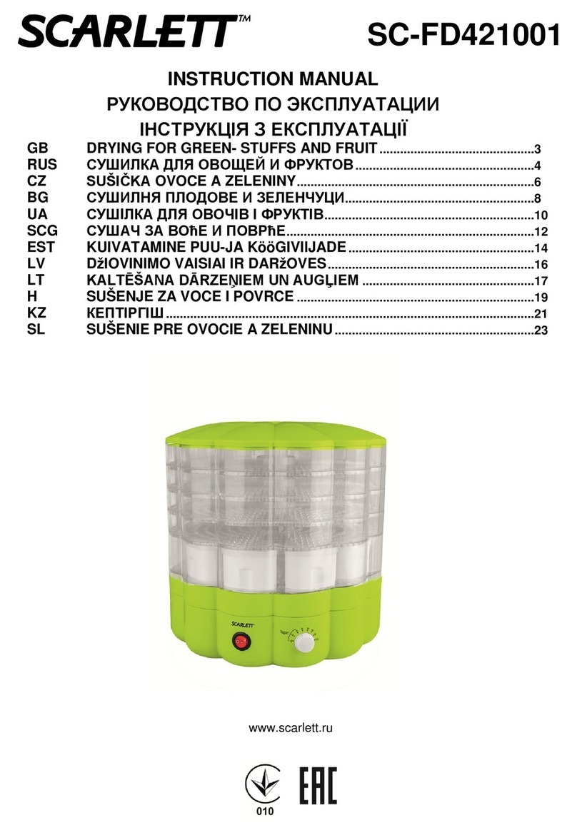 Scarlett SC-FD421001 User manual