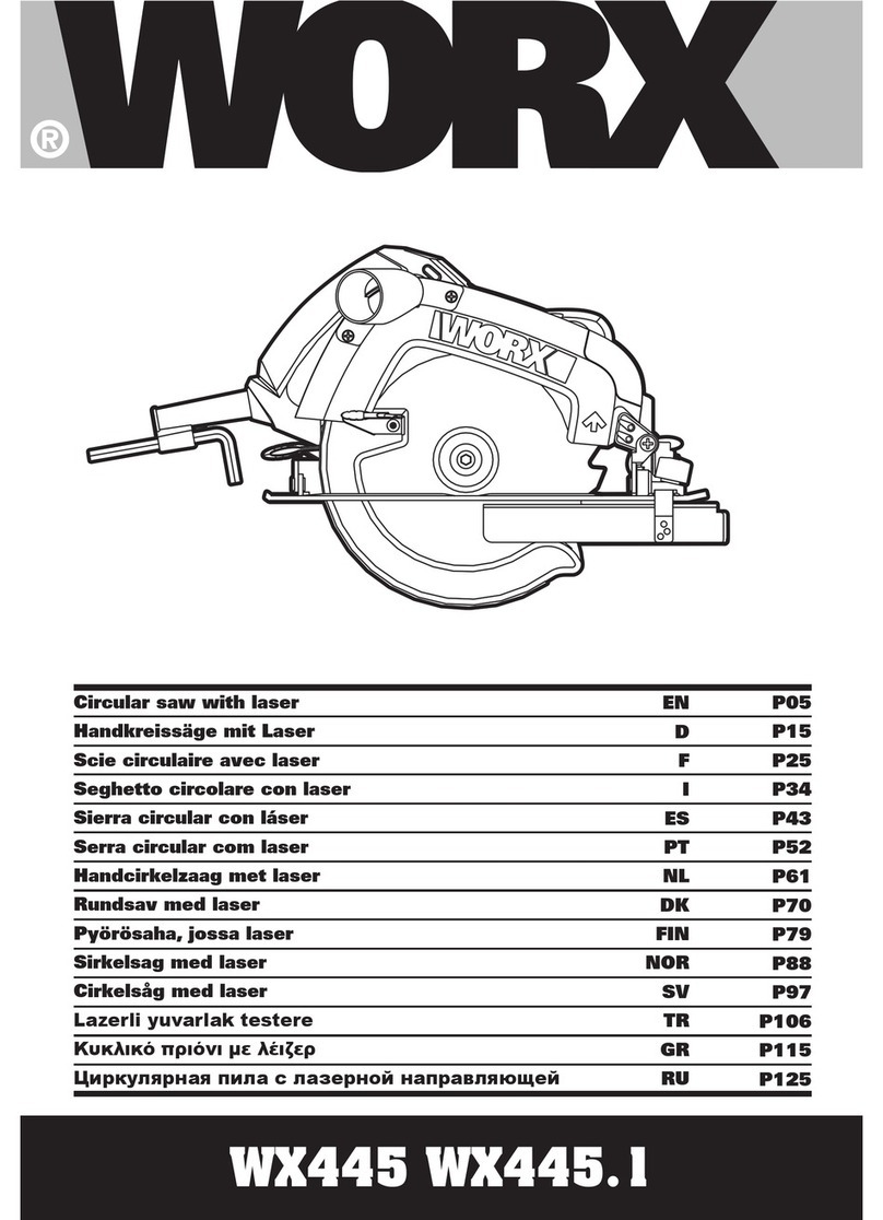Worx WX445 User manual