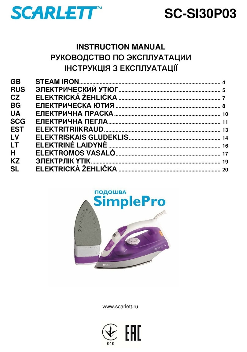 Scarlett SC-SI30P03 instruction manual