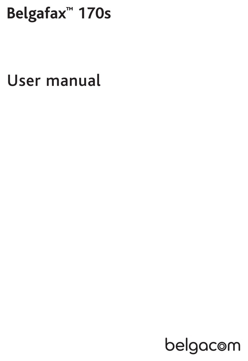 BELGACOM Belgafax 170S user manual