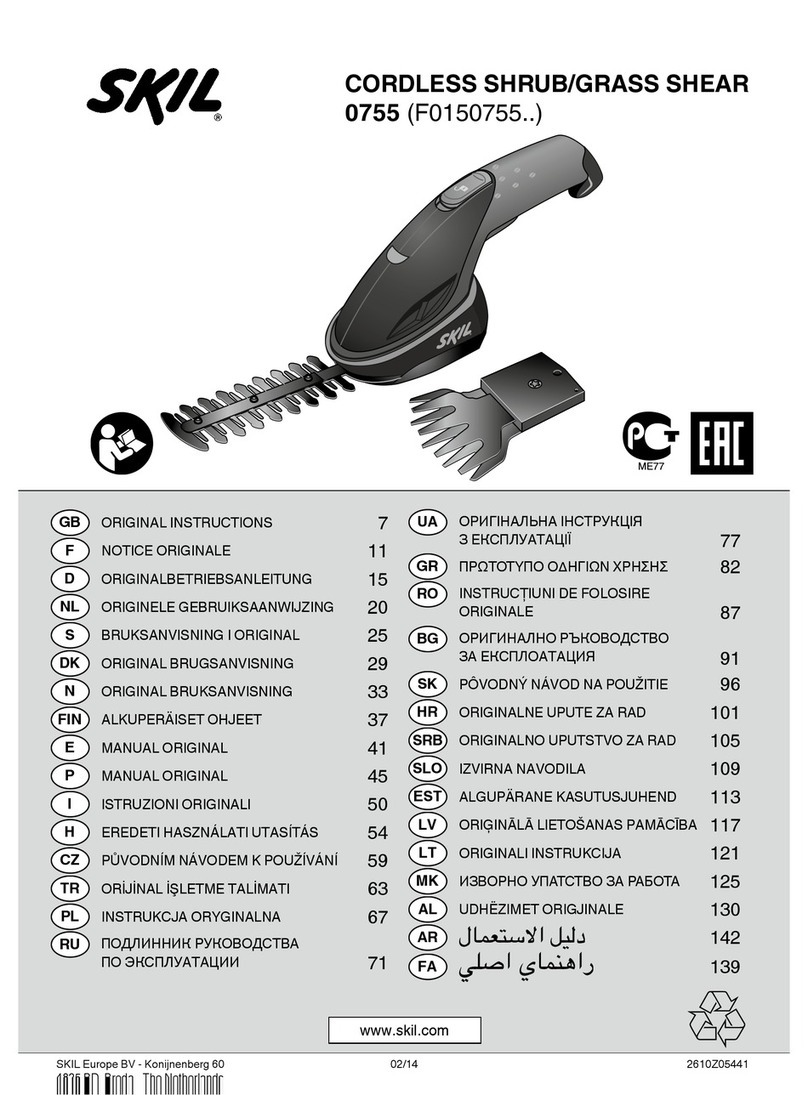 Skil 755 User manual