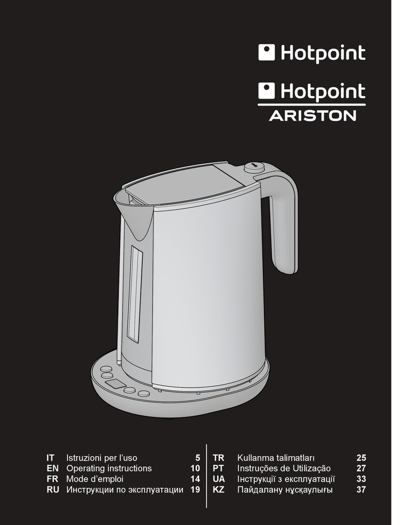 Hotpoint Ariston WK 24E EU User manual Hotpoint Ariston WK 24E EU User manual