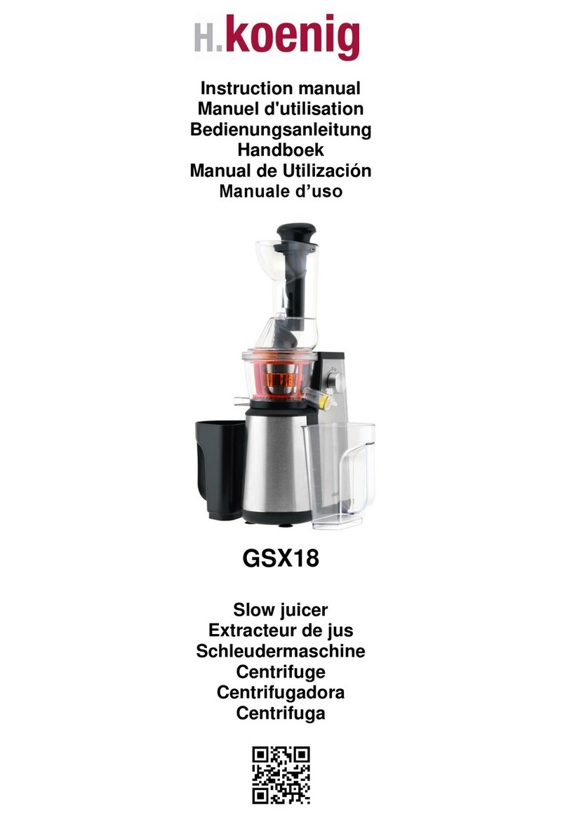 Koenig GSX18 instruction manual
