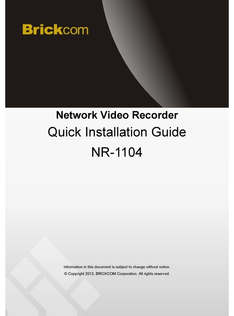 Brickcom NR-1104 User manual