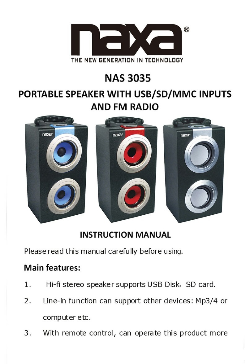 Naxa NAS 3035 instruction manual