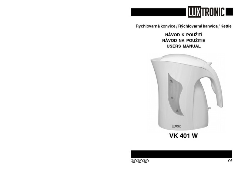 Luxtronic VK 401 W user manual