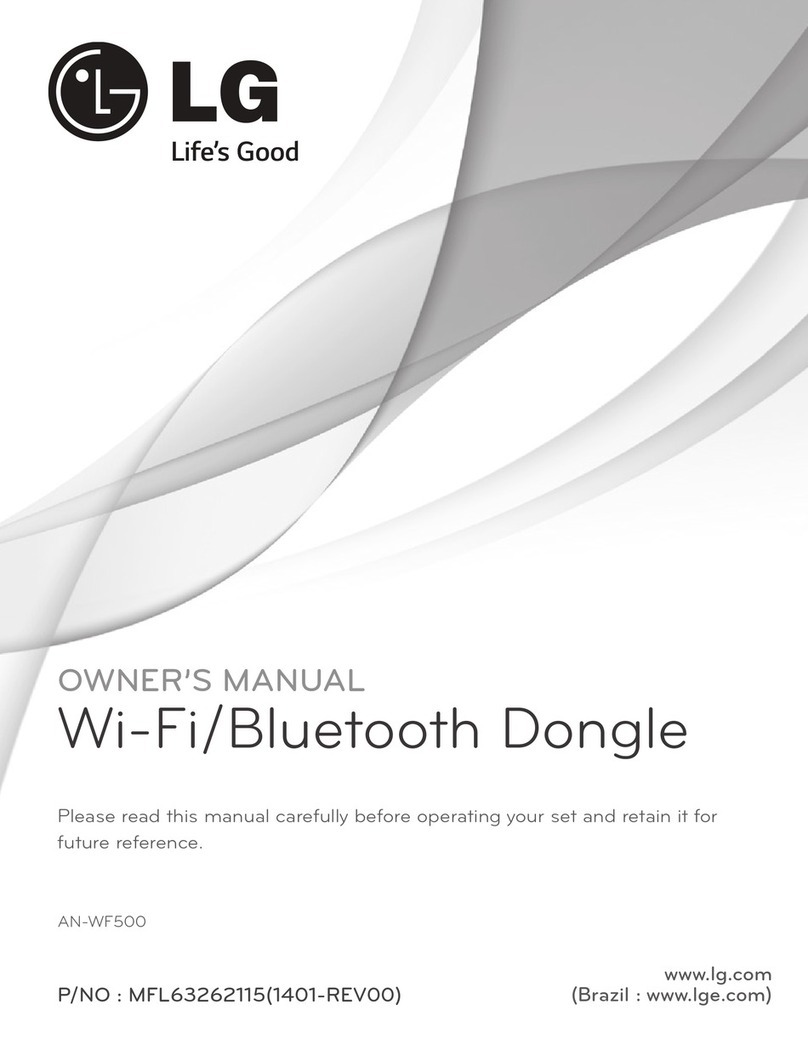 LG AN-WF500 User manual