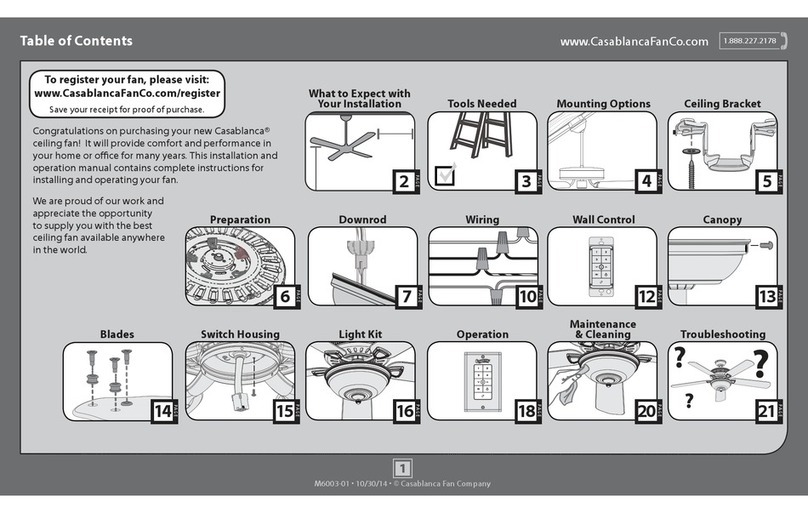Casablanca Ainsworth 55005 User manual