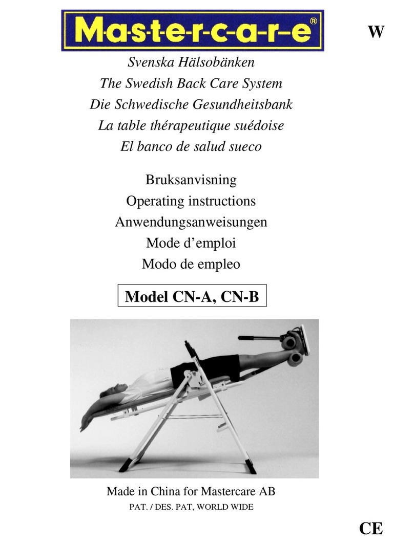 Mastercare CN-A operating instructions