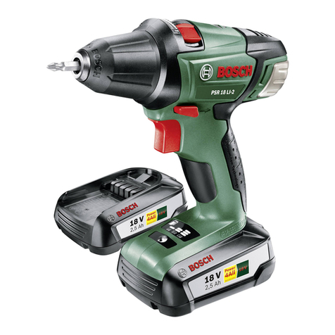 Bosch PSR 14 User manual