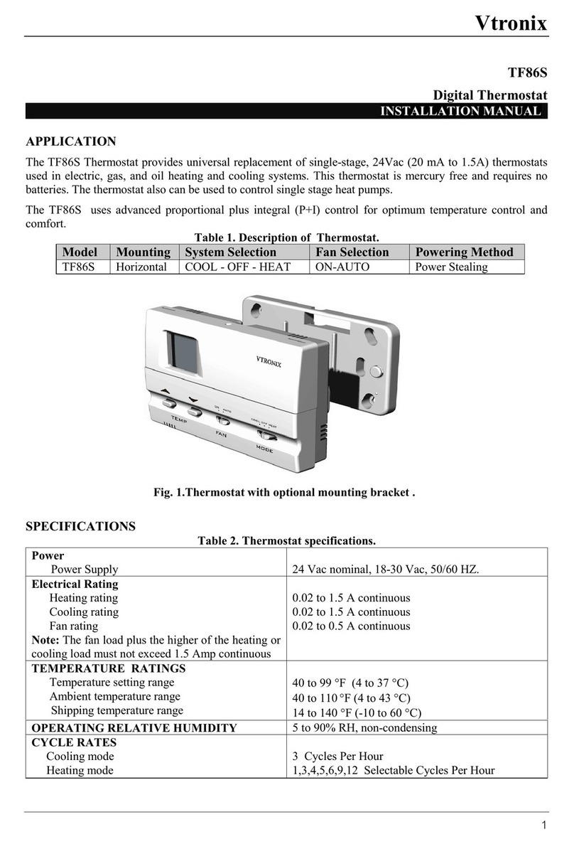 Vtronix TF86S installation manual
