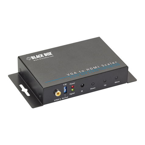 Black Box AVSC-VGA-HDMI-R2 User manual Black Box AVSC-VGA-HDMI-R2 User manual