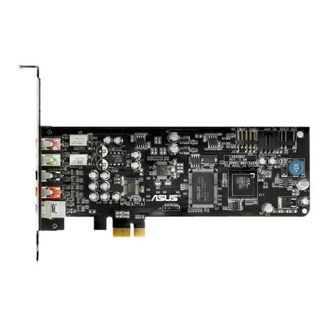Asus Xonar DSX User manual