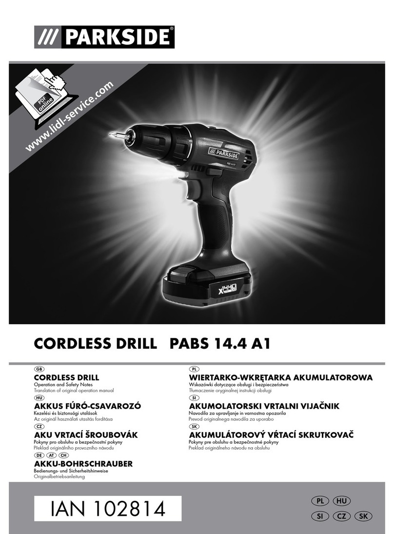 Parkside PABS 14.4 A1 User manual