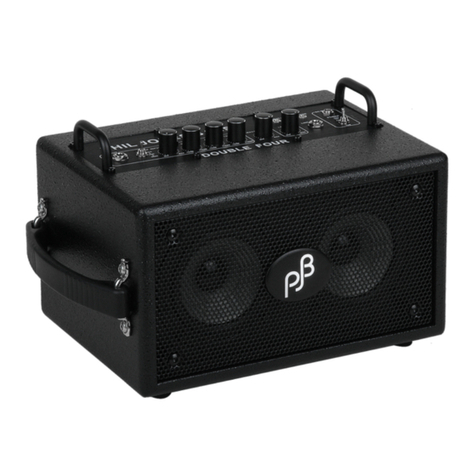 Phil Jones Bass PJB DOUBLE FOUR owner's manual