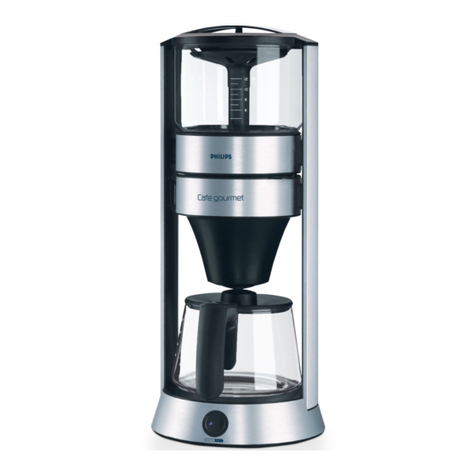 Philips Cafe Gourmet HD5410/00 User manual