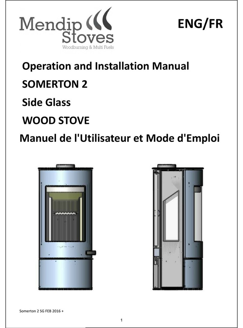 Mendip SOMERTON 2 Pedestal Operation and installation manual