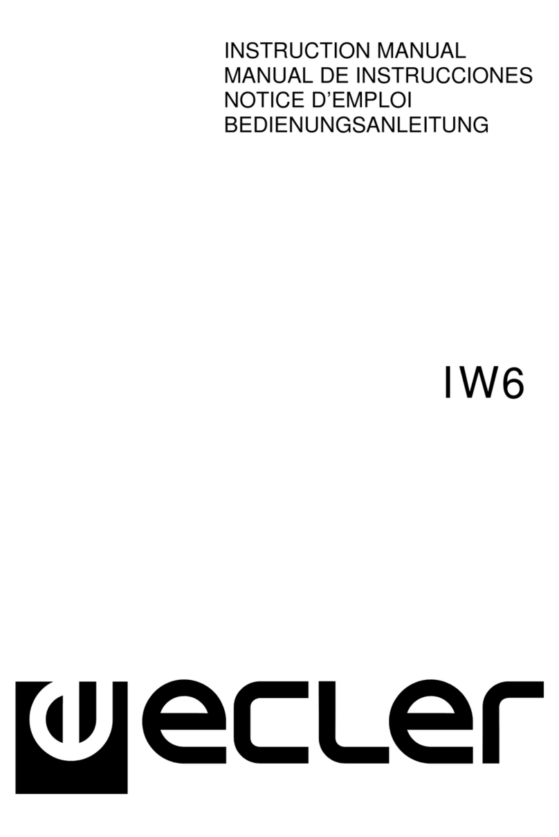 Ecler IW6 instruction manual