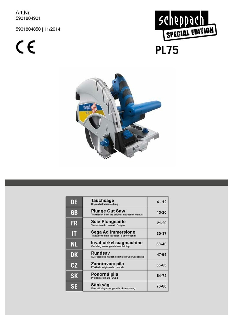 Scheppach PL75 User guide